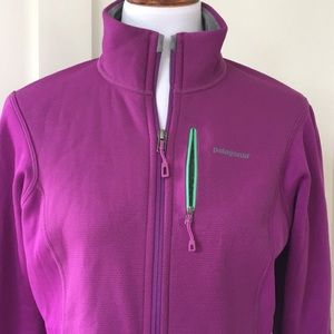Patagonia Purple Jacket with Green Accent